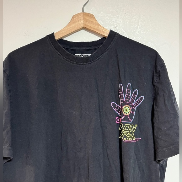 Marvel Iron Man Neon Circuit Graphic Black T-Shirt - Size L - Picture 7 of 8